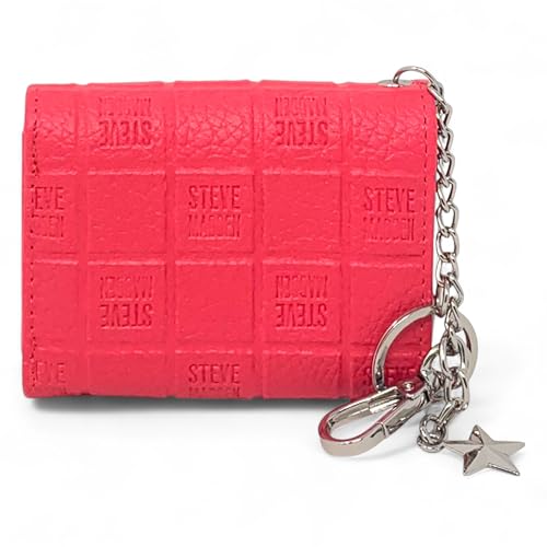 Steve Madden Women’s Bklara Card Case with Keyring and Clip (Berry)2