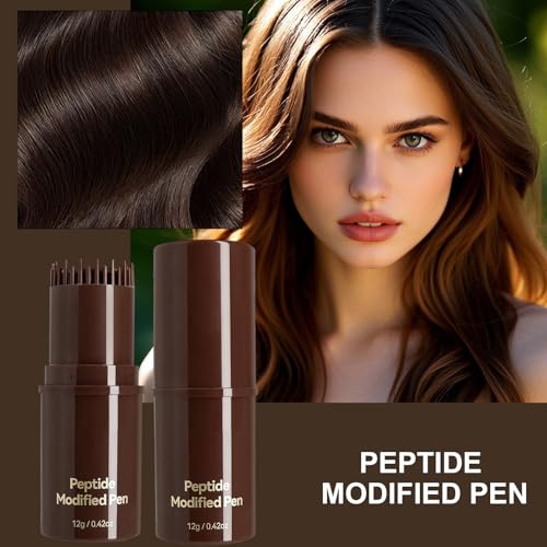 女性用 ヘア ダイ コーム,携帯用 長持ち アプリケーター - 白髪 カバー カラー スティック | スタイリング・グルーミング・長髪・短髪・サロン・スタイリスト・ひげ手入れ・旅行・誕生日・結婚式・女性・男性用