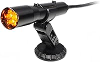 Holley Sniper 840008 Standalone Shift Light - Black Stealth Design, Yellow LED, Direct Wire, Universal 1-12 Cylinder Compatibility