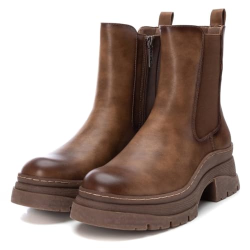 Refresh Para Mujer. 17198502-TAUPE Botines 171985 Taupe (36), Cremallera, Casual - 5