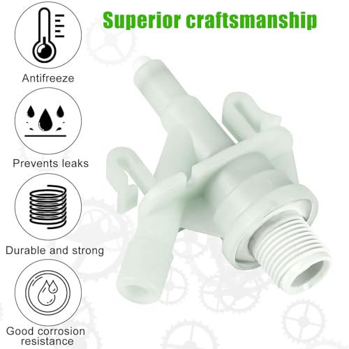 Image of Gosknor RV Toilet Valve Replacement Kit, RV Toilet Foot Flush Valve Compatible with Dometic 300 310 320 RV Toilet Parts for RV Toilets & Marine Toilet
