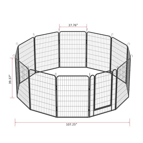 Foldable Metal Pet Fence Panels