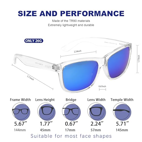 Image of Polarized Sunglasses for Women and Men, Fishing Driving Sun Glasses UV Glare Protection RFS8201