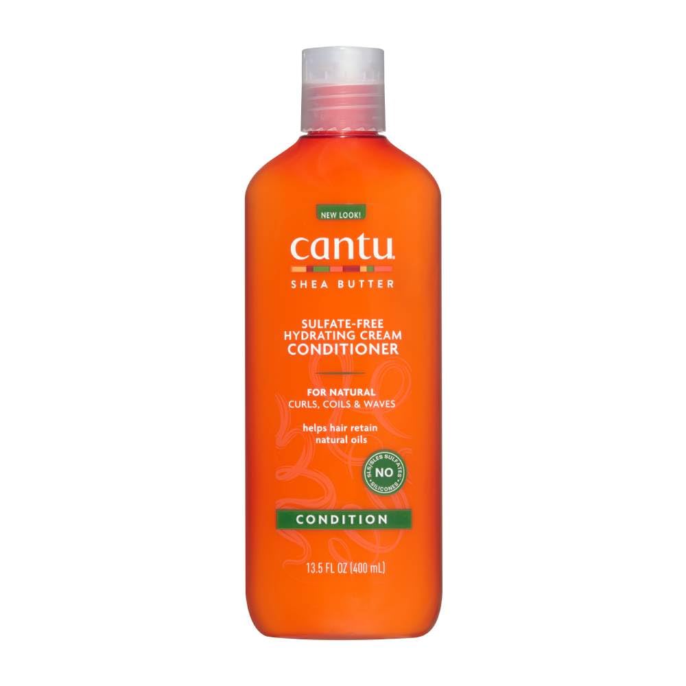 CANTU Sheabutter für natürliches Haar sulfatfreie Feuchtigkeitscreme Kur, 400 ml