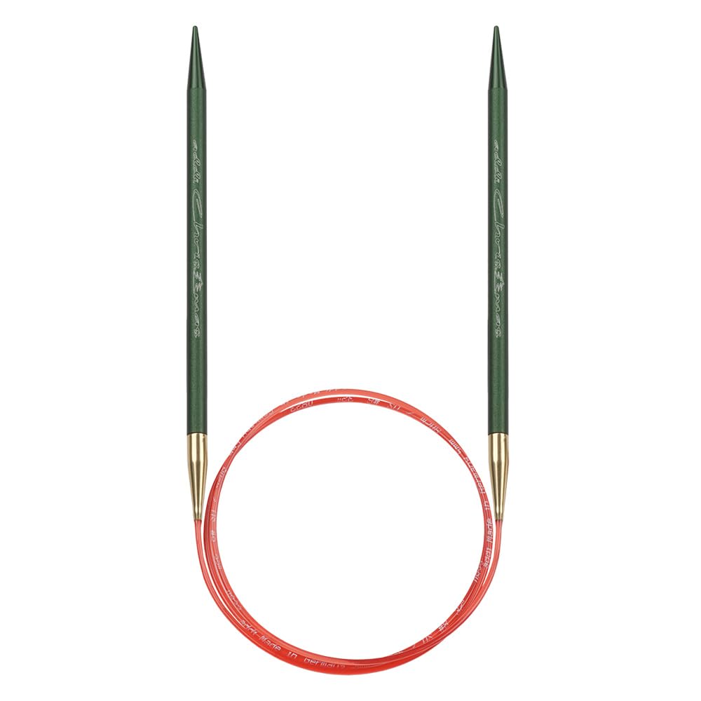 addiChristmas Lace Circular Knitting Needle 100cm (40in) - 5mm (US 8)