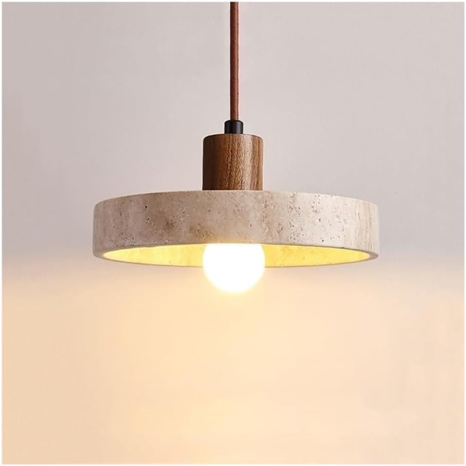 Lustre moderne en pierre naturelle pour sublimer votre salle à manger
