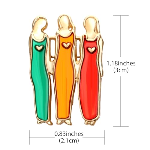 Image of 4Pcs Sister Flower Brooch Set - Elegant Alloy Brooches for Prom, Graduation, Party, Wedding - Sentimental Keepsake Gift for Sisters and Friends