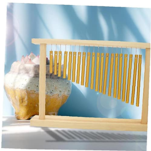 Wind Chime Tafelblad Bar Chime 20 Tone Bars Single-rij Muzikaal Percussie Instrument met Houten Frame Mallet voor… - Image 3