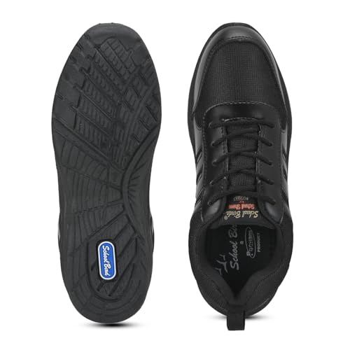 Image of SCHOOL BIRDS Kids Lightweight Comfortable Lace-Up School Sneakers