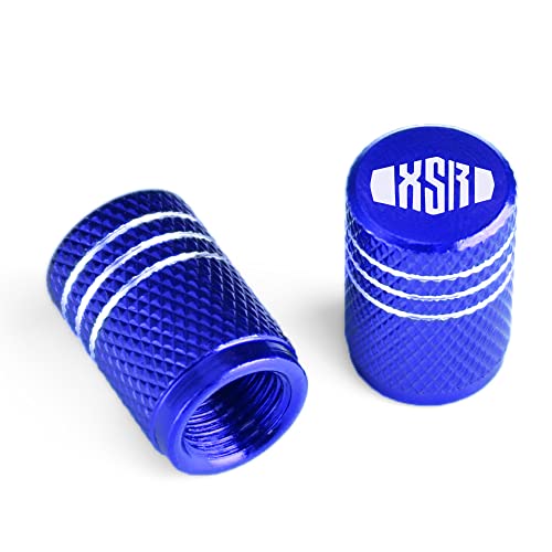 BUNCC Motorrad Rad Reifen Felgen Ventilschaftkappen Abdeckungen CNC-luftdichte Abdeckung für Yamaha XSR700 XSR900 XSR 700 900