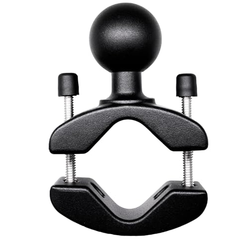 AGEofDMS Universelle 38mm/1 5 Zoll/C Größe Basis Aluminium-Klemmhalterung für Rund- und Eckrohre 25-50 mm Kompatibel mit Ram Mounts