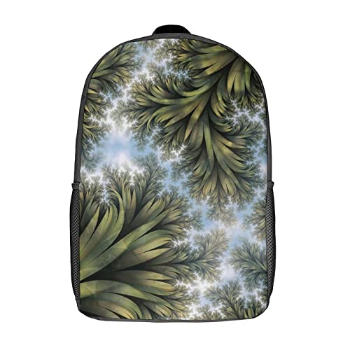 Sac à dos scolaire enfants 17 pouces Fractal Sports sac à dos imprimé 3D unisexe