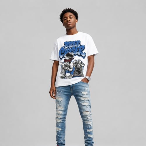 Image of DopeSkill Graphic Tee Streetwear Hip Hop Hypebeast Street Style Unisex T-Shirt Sneaker Colour Matching Shirts Swag Y2K Style