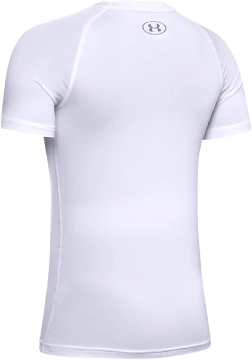Under Armour Boys' HeatGear Fitted S/S Tee (Big Kids) - Image 2