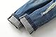 KIDSCOOL SPACE Baby Mädchen Jungen Slim Jeans,D-Ring Gummiband innen Zerrissene Jeanshose,Hellblau,3-4 Jahre