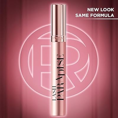 L'Oreal Paris Voluminous Lash Paradise Waterproof Mascara, Blackest Black, 0.25 Fl Oz (Pack of 1) Packaging May Vary