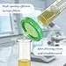 100 Count Syringe Filter, Nylon Hydrofilic Membrane 25mm Diameter 0.22um Pore Size, Syringe Lab Filters, Non Sterile Filtration (Green)