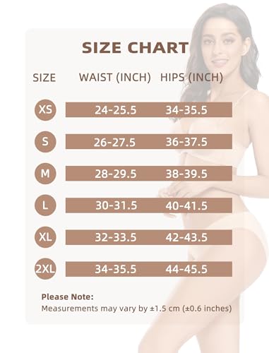 VOENXE Women Bikini Underwear,Seamless Breathable Ladies Panties,No Show Invisible Stretch Briefs Undies for Women 5-Pack Black - Image 6