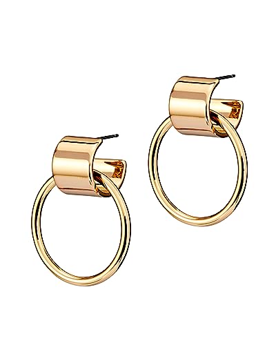 JENNY BIRD Faye Knocker Hoop Earrings