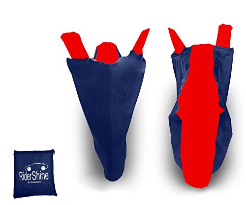 Image of Scooty Bike Body Cover for Activa 5G, Sporty Blue Red