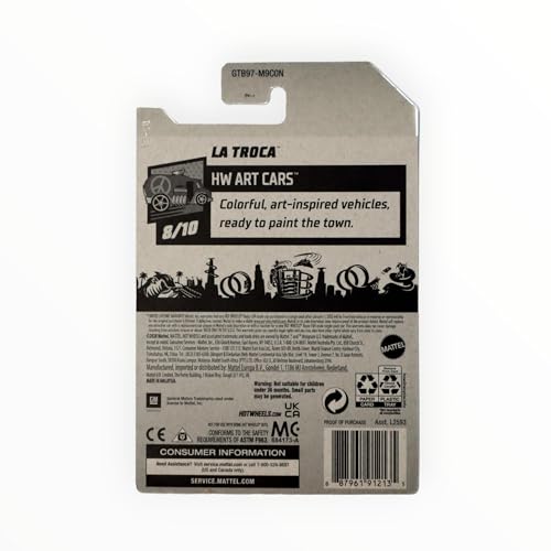 Hot Wheels La Troca Blanco 1:64 miniatura 2