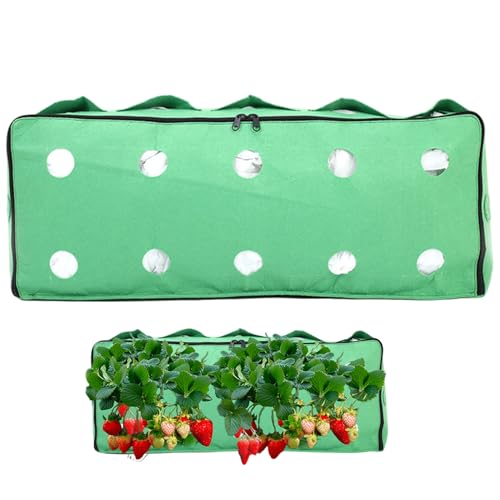 Cama de jardín para verduras y flores en balcones urbanos con asas resistentes fáciles de mover 2