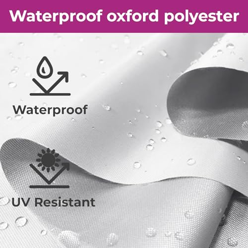 Neo 3m x 3m Waterproof Pop Up Outdoor Canopy Folding Garden Gazebo Party Tent With Sides Easy One Person Setup Instant Patio Hot Tub Beach Picnic (White) - Image 4