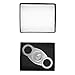 Stainless Steel Guillotine Style Tarnish Proof Cigar Cutter Handheld Curved Blade Puncher with Case Box for Gifts