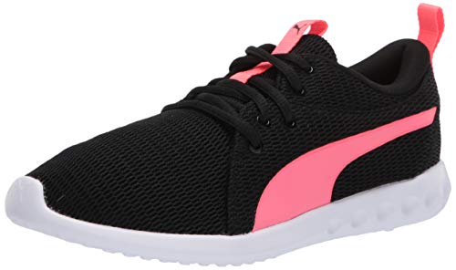 PUMA womens Carson 2 Sneaker, Puma Black-nite Pink, 9 US