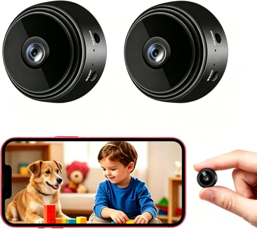 X W EI UNION Small Spy Camera Room Camera WiFi Home Security Camera...