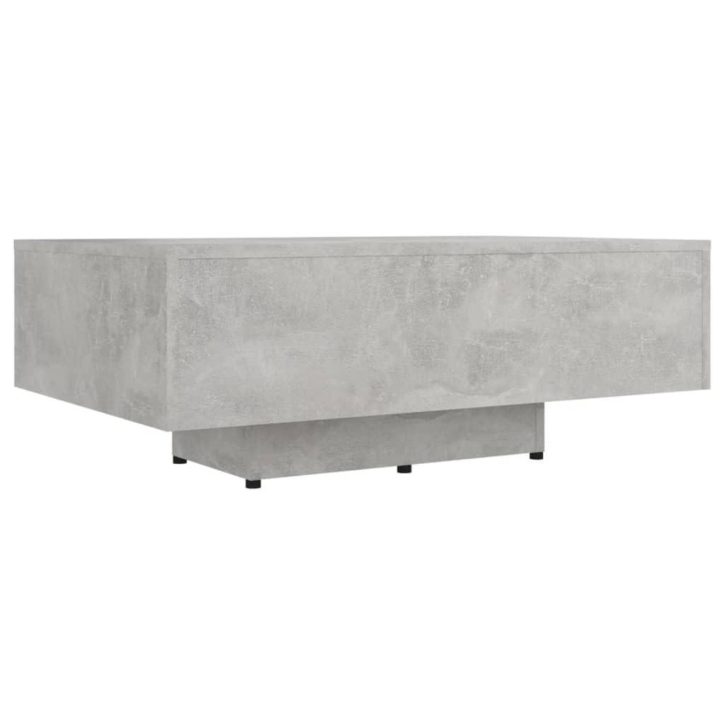 vidaXL Coffee Table Home Living Room Office Furniture Couch End Side Desk Accent Sofa Lounge Table Storage Tea Stand Concrete Grey Engineered Wood