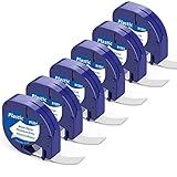 cinta rotuladora brother tze-231 Estas cintas de reemplazo de dymo letratag son duraderas, resistentes a rasgaduras, resistentes al agua y se pueden limpiar para uso en interiores. Se adhiere a varias superficies, incluyendo vidrio, plástico, papel, metal, madera.