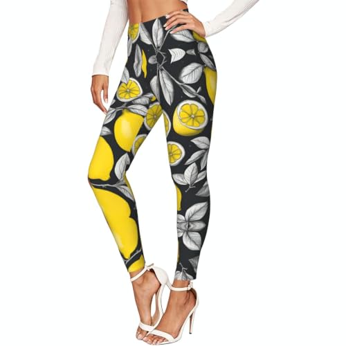 Leggings de limón suaves pantalones de gimnasio de calidad