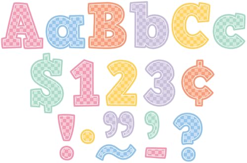 Lettres en gras Teacher Created Resources Cool for School Checkers TCR9352