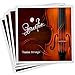 Stravilio Full Set of Cello Strings, Size 4/4 and 3/4 Cello Strings, Steel Core with Alloy Wound, Medium Tension Soft Tone, Student Grade, Full set A D G and C, (Bronze Label)