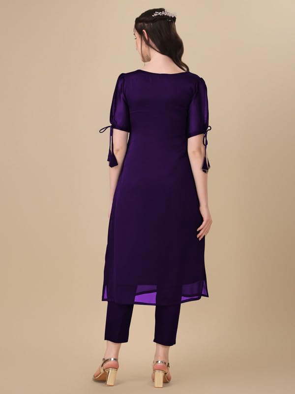 Image of Embroidery Silk Kurti
