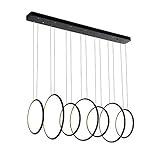 Modern Chandelier Circular LED Simple Pendant Ceiling Lighting for Dining Table