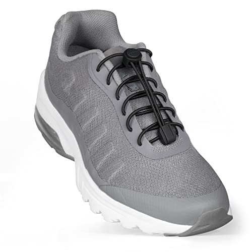 Image of HOMAR Elastic No Tie Shoe Laces Stretch Tieless Shoe Laces for Sneakers No Tie Shoelaces Elastic Laces for Adults and Kids