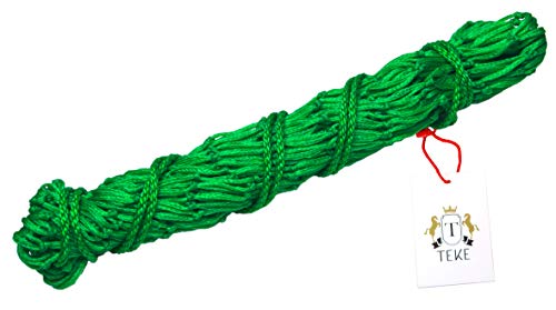 T TEKE 2 pcs Classic Slow hay Feeder hay nets, 40" Length with 2" Holes, Horse Supplies hay Bags for Horses Goat Feed - Image 2