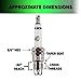 E3 Spark Plugs E3.42 Automotive Spark Plug, Leak-Proof Seal, Enhanced Heat Transfer, Durable Steel Shell, Prevents Misfires, Pack of 1