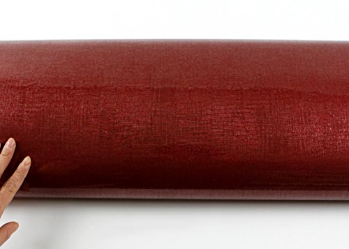 Roserosa Peel & Stick Backsplash Textile Fabric Textured Vinyl Self-Adhesive Wallpaper Shelf Liner Table And Door Reform (Pgs5146-5 : 1.96 Feet X 8.20 Feet) #TOP2