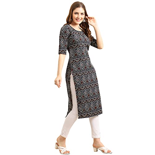 Image of Pinkmint Women's Crepe Regular Kurta