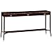 Jonathan Charles Soho Console with White Brass Detail 495174