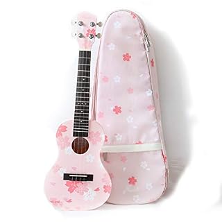 Saturey Ukulélé Cerise PinkSoprano Ukulele Petite Guitare Sangle Instrument Ukulele - Les Beatles, Paul McCartney, John Lennon, RIngo Starr, George Harrison