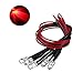 Uonlytech 10 UNIDS Pre-Wired Lamp 12V 5mmRound Forma Superior Bombilla Lámpara LED...