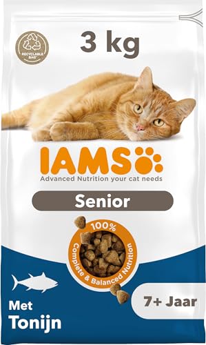 IAMS Advanced Nutrition 7+ Years droogvoer met tonijn voor katten, 3 kg