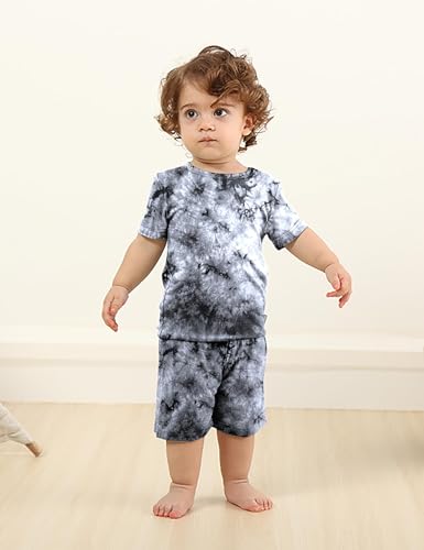 Image of Jimonda Boys Girls Bamboo Rayon Pajamas Set Kids Sleepwear