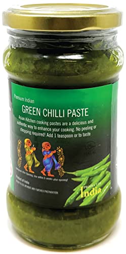 Rani Green Chilli Cooking Paste 10.58Oz (300G) Glass Jar ~ Vegan | Gluten Free | Non-Gmo | No Colors | Indian Origin #TOP3