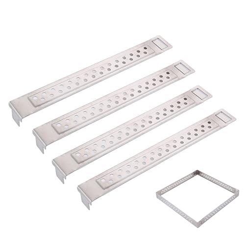 Cortavientos para hornillo de camping, parabrisas, plegable, resistente al calor, de acero inoxidable, para accesorios de cocina al aire libre