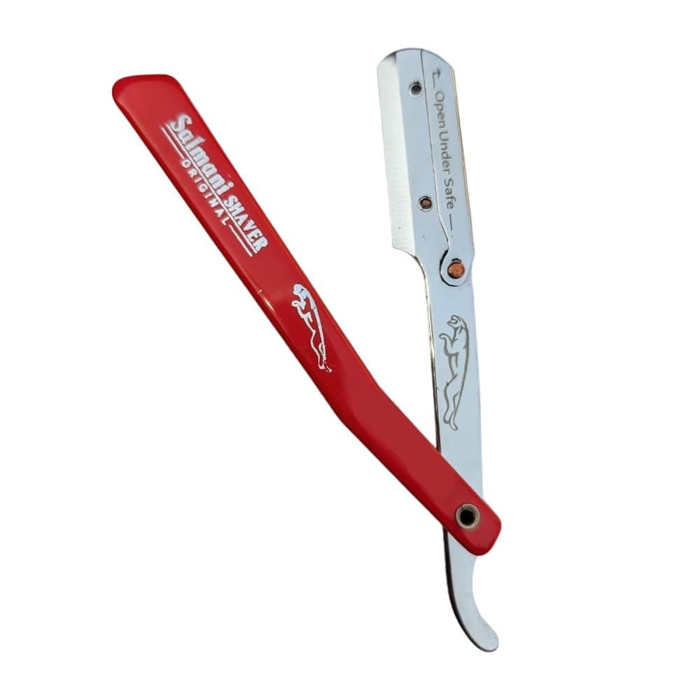 Straight Razor For Close Shave Razor For Men Well Balanced Sliding Style Weight, Finely Balanced (FREE Blade Inside) (Color May Vary)